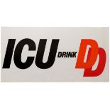 Advertising Poster Double Diamond Beer ICU Drink DD