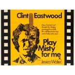 Film Poster Play Misty for Me Clint Eastwood Jessica Walter