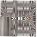 Sport Poster Mexico Olympic Games Logo 1968 Poster Lance Wyman