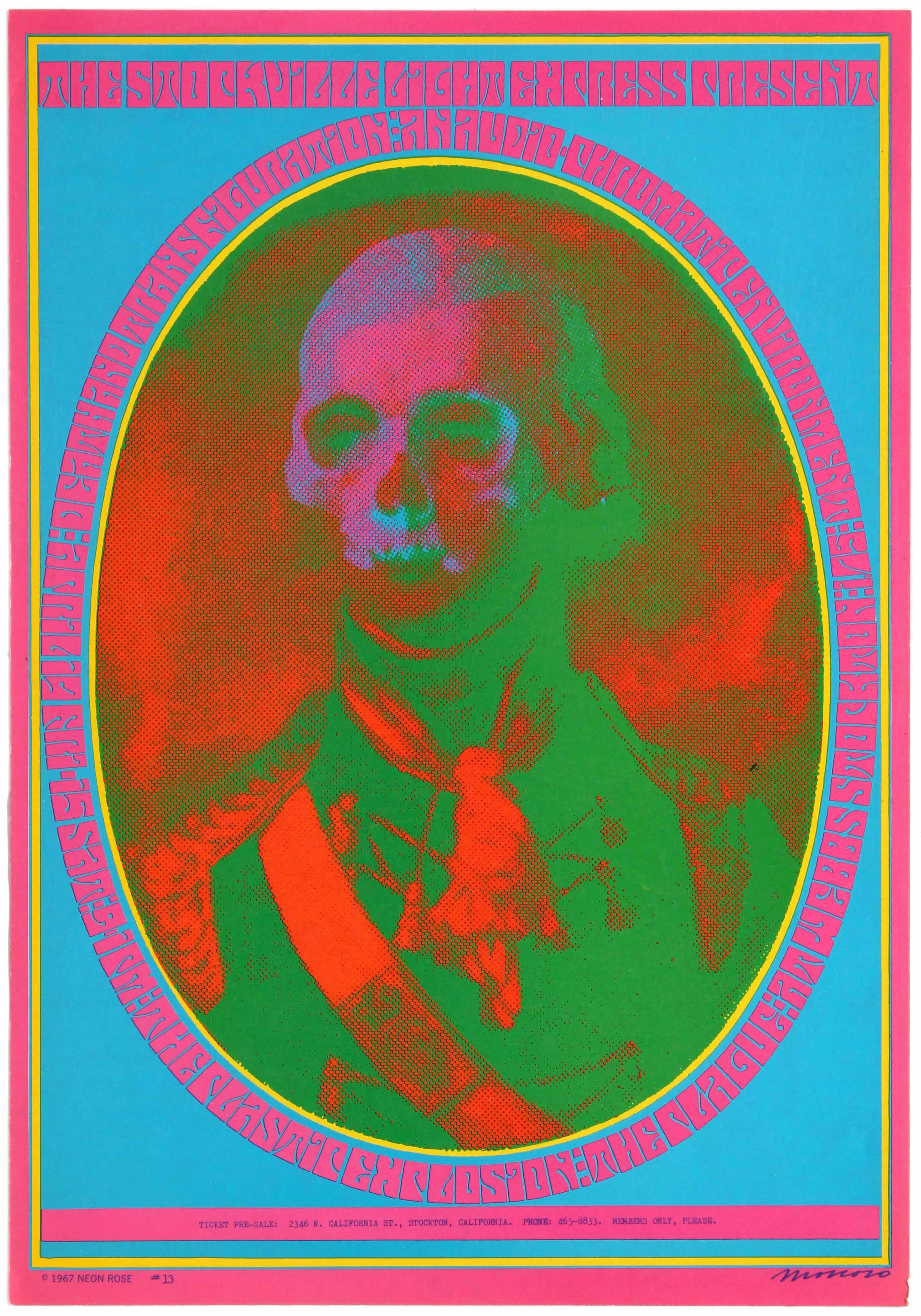 Advertising Poster Plastic Explosion Death and Transfiguration Concert