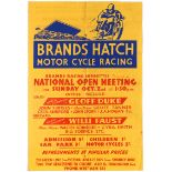 Sport Poster Brands Hatch Motorcycle Racing Geoff Duke Willi Faust
