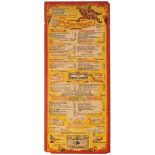 Advertising Poster Da Meo Patacca Rome Italian Restaurant Menu