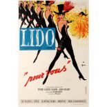 Advertising Poster Lido Pour Vous Cabaret Paris Rene Gruau