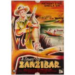 Film Poster West of Zanzibar Africa Anthony Steel
