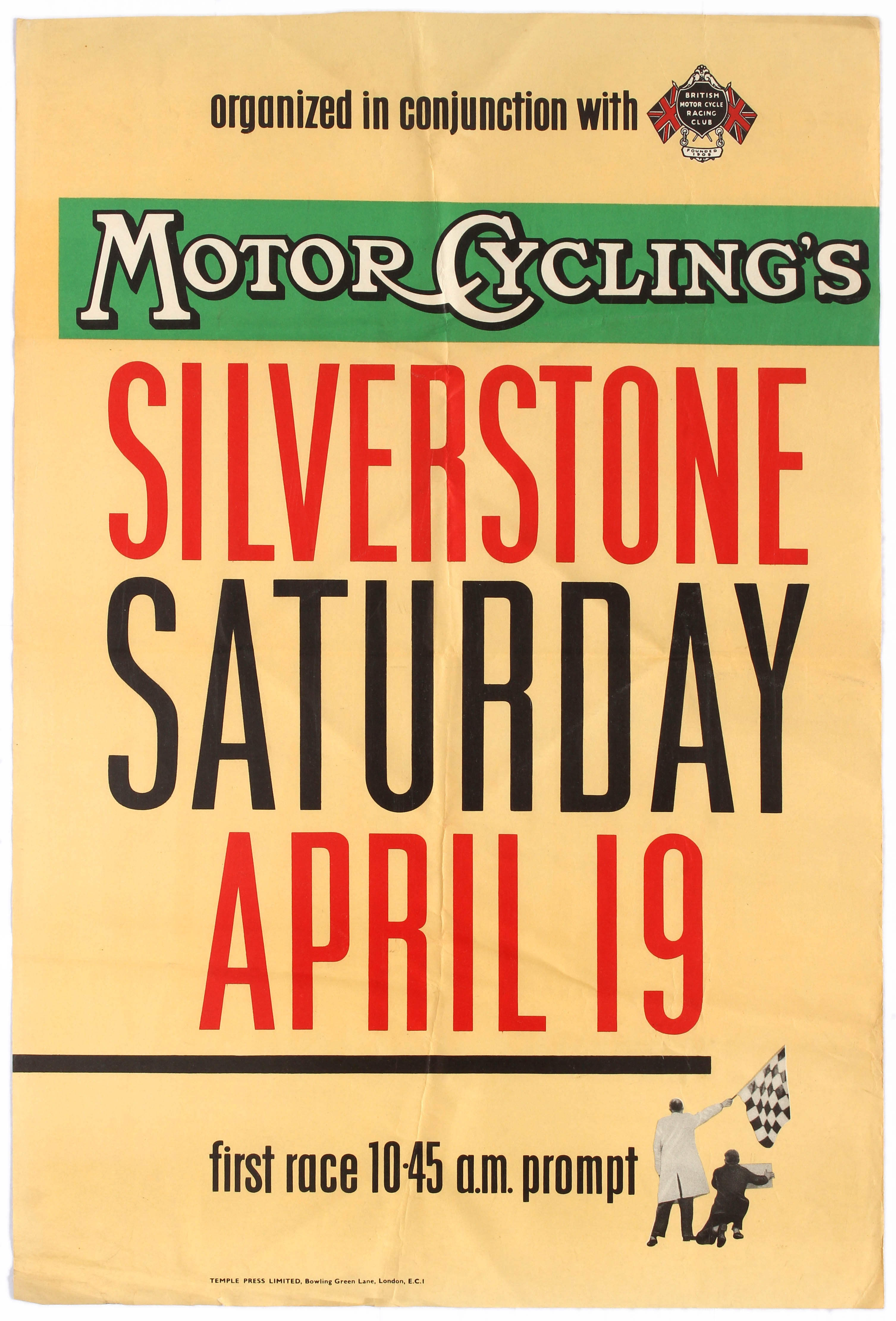 Sport Poster Motorcycle Racing Silverstone Grand Prix FIM