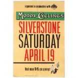 Sport Poster Motorcycle Racing Silverstone Grand Prix FIM
