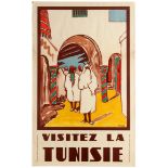 Travel Poster Visit Tunisia French