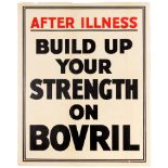 Advertising Poster Bovril Build Up Your Strength