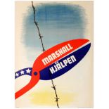 Propaganda Poster ERP Marshall Plan Help