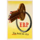 Propaganda Poster ERP Marshall Plan You Hold The Key