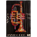 Advertising Poster Jazz Jamboree Festival Warsaw Trumpet Bronislaw Zelek