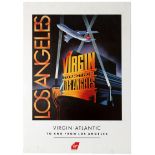 Travel Poster Virgin Atlantic Los Angeles Hollywood