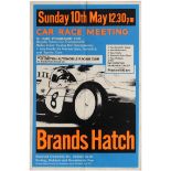 Sport Poster Brands Hatch Car Race Meeting Molyslip Formula 3