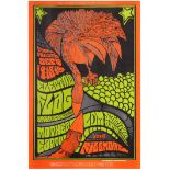 Advertising Poster Electric Flag Bill Graham Fillmore Auditorium 1967