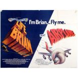 Film Poster Monty Python Life of Brian Airplane UK Quad