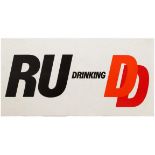 Advertising Poster Double Diamond Beer RU Drinking DD