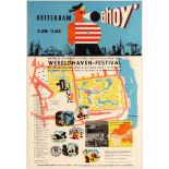 Travel Poster Rotterdam World Port Days Wereldhaven Festival Holland