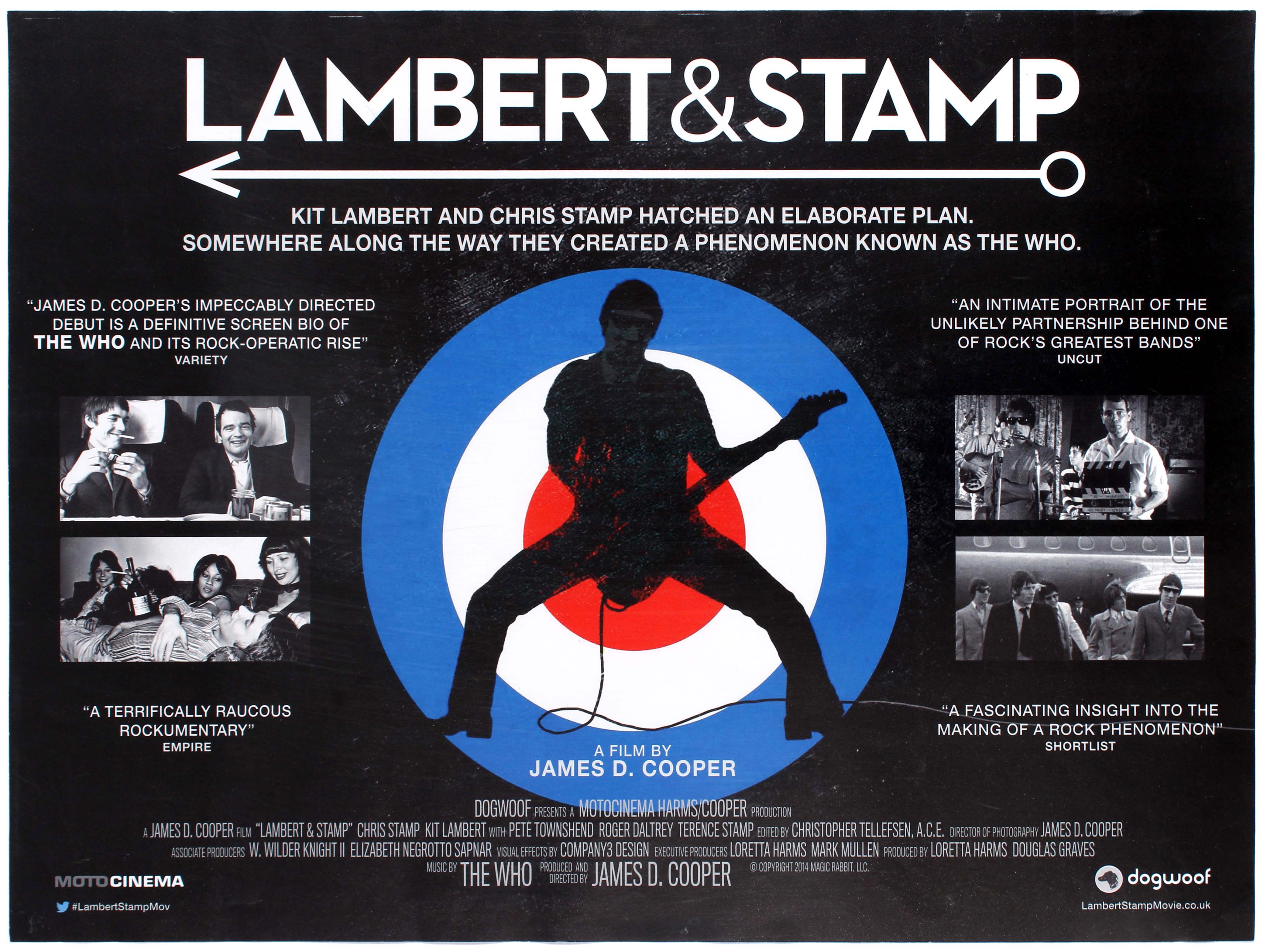 Film Poster Movie Lambert & Stamp The Who Documentary