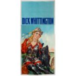 Advertising Poster Theatre Dick Whittington Pantomime 1930s