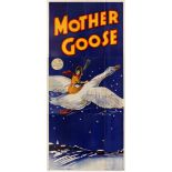 Advertising Poster Theatre Mother Goose Pantomime UK
