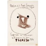 Advertising Poster Pablo Picasso Ceramiques Exhibition No Borders 1958