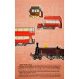 Travel Poster London Transport Underground Historic Buses