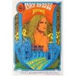 Advertising Poster Youngbloods Kaleidoscope Avalon Ballroom Rock Concert