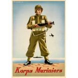 Propaganda Poster Korps Mariniers Netherlands Dutch Marine Corps