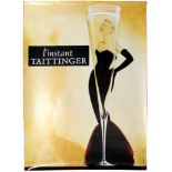 Advertising Poster Instant Taittinger Champagne Wine France Grace Kelly