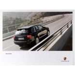 Advertising Poster Porsche Cayenne Turbo Mountain Road