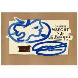 Advertising Poster Georges Braque Galerie Maeght 1950
