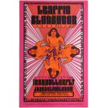 Advertising Poster Bill Graham Fillmore Auditorium Traffic Blue Cheer