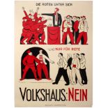 Propaganda Poster Swiss Communist Party Elections Switzerland