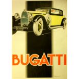 Advertising Poster Bugatti Art Deco Rene Vincent