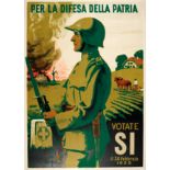 Propaganda Poster Defence of the Homeland Switzerland Swiss Army