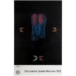 Sport Poster Olympic Games Munich 1972 Paul Wunderlich