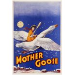Advertising Poster Set of 10 Theatre Mother Goose Flying Pantomime UK