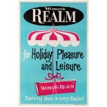 Advertising Poster Womans Realm Magazine