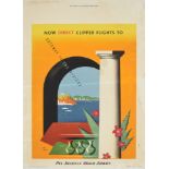 Travel Poster French Riviera Pan Am Clipper Jean Carlu