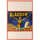 Advertising Poster Set of 10 Theatre Aladdin Pantomime UK