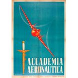 Propaganda Poster Aeronautic Academy Air Force Italy