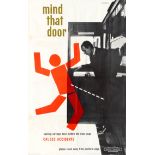 Propaganda Poster Mind That Door British Railway Eckersley