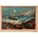 War Poster Russia Japan War Battle of Port Arthur Navy