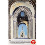 Travel Poster London Transport Christian Heritage Glynn Boyd Harte 1984