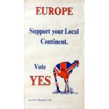 Propaganda Poster European Union Referendum 1975 Brexit