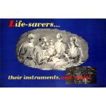 Propaganda Poster Air Force Pilot Safety Life Savers Doctor Surgeon