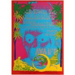 Advertising Poster Siegel Schwall Band Avalon Ballroom Rock Concert