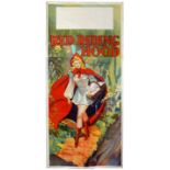 Advertising Poster Theatre Red Riding Hood Pantomime 1930s