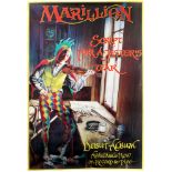 Advertising Poster Marillion Script For A Jester's Tear Rock Album