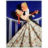 Film Poster We Were Dancing Norma Shearer Melvyn Douglas Jacques Kapralik 1942